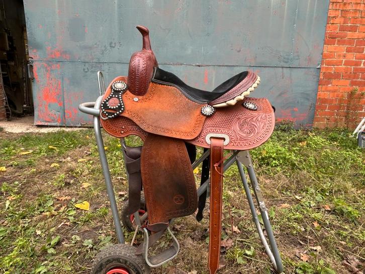 Westernzadel, Dieren en Toebehoren, Paarden en Pony's | Overige Paardenspullen, Gebruikt, Ophalen