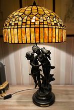 Prachtige bronzen Tiffany-stijl lamp, Enlèvement