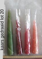 lot kaarsen draaikaars verjaardag kerstmis nieuwjaar kado 20, Ophalen of Verzenden, Nieuw