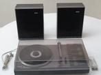 Stereo Platenspeler PHILIPS Type 22 AF 400 met Plexi Deksel, Philips, Gebruikt, Pitch-regelaar, Ophalen of Verzenden
