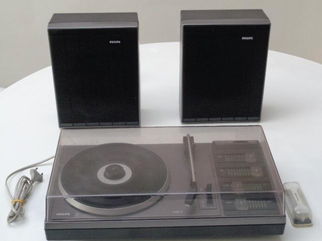 Stereo Platenspeler PHILIPS Type 22 AF 400 met Plexi Deksel, Audio, Tv en Foto, Platenspelers, Gebruikt, Platenspeler, Philips