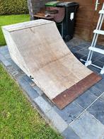 Skate Quarter ramp / schans 1,9 x 1 x 0,8, Sport en Fitness, Skateboarden, Ophalen, Gebruikt, Skateboard