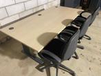 8 BUREAUTAFELS MET 24 STOELEN  2000X1000MM, Ophalen of Verzenden, Gebruikt, Bureau