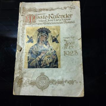 Missie- almanak 1923. beschikbaar voor biedingen