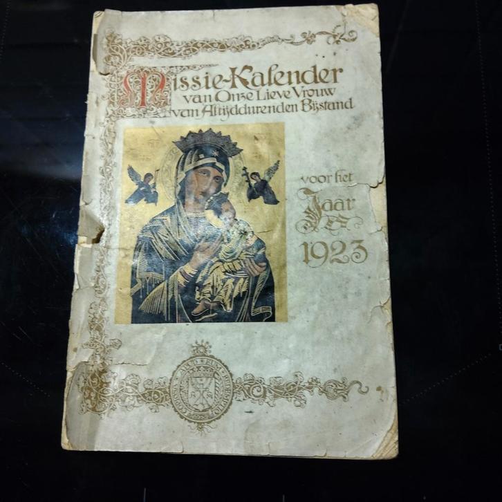 Missie- almanak 1923., Antiek en Kunst, Antiek | Boeken en Manuscripten, Ophalen of Verzenden