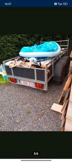 Remorque double essieux en très bonne état, Autos : Divers, Remorques, Enlèvement, Comme neuf