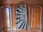 kleedje nummer 16 Joseph Ribkoff zwart met beige 50 euro., Kleding | Dames, Jurken, Joseph Ribkoff, Ophalen, Zo goed als nieuw