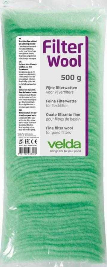 Velda Filterwatten Groen 500g filtermateriaal beschikbaar voor biedingen