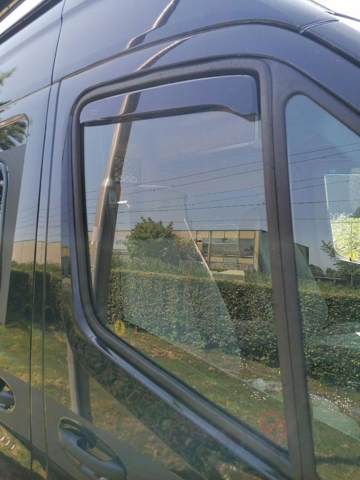 Zijwindschermen Crafter Sprinter visor pasvorm donker getint, Caravans en Kamperen, Mobilhome-accessoires, Nieuw, Ophalen of Verzenden