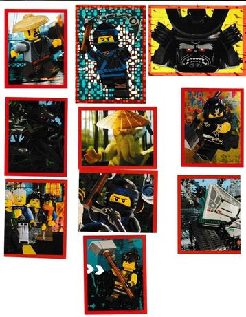 La sélection d'autocollants Lego Ninjago 2017