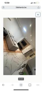 Gemeubeld 2slpk appartement te huur nieuw met parking/terras, 50 m² of meer, Antwerpen (stad)