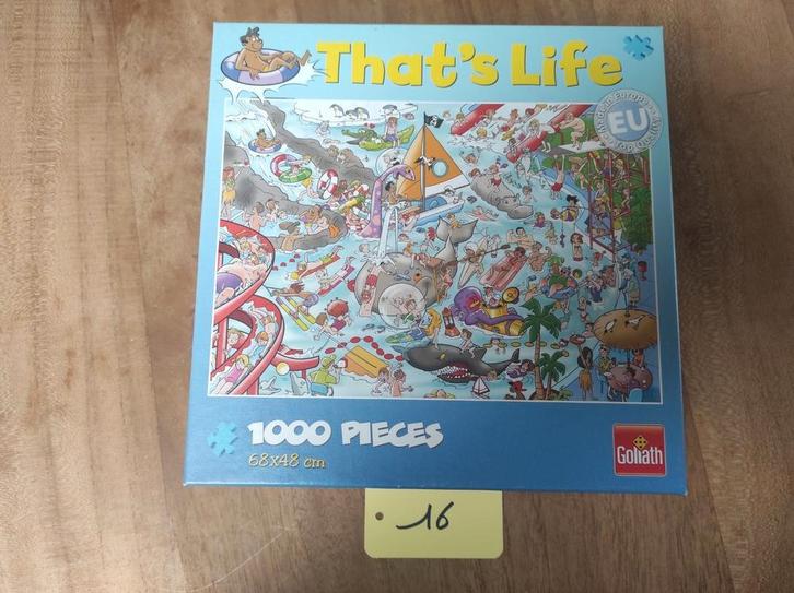 thats life puzzel, Hobby en Vrije tijd, Denksport en Puzzels, Gebruikt, Legpuzzel, 500 t/m 1500 stukjes, Ophalen of Verzenden