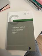 Boek Inleiding tot het internationaal recht Rechten, Ugent, Boeken, Studieboeken en Cursussen, Ophalen of Verzenden, Zo goed als nieuw