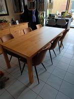 Massief houten tafel, Huis en Inrichting, Tafels | Eettafels, Ophalen, Gebruikt