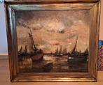 "Havenzicht" van Bernard Bosschaert ., Antiek en Kunst, Ophalen