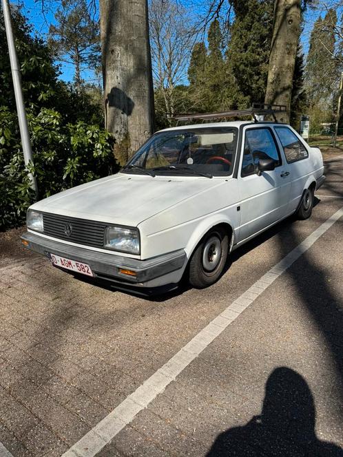 Volkswagen Jetta MK2, Auto's, Volkswagen, Particulier, Jetta, Benzine, Coupé, 2 deurs, Handgeschakeld, Wit, Grijs, Stof, Voorwielaandrijving
