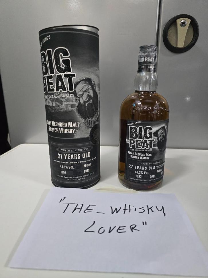 big peat 27 jaar "The black edition", Verzamelen, Wijnen, Nieuw, Overige typen, Overige gebieden, Vol, Ophalen