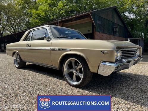 Buick Skylark 1965 | Route 66 Auctions, Auto's, Oldtimers, Bedrijf, Te koop, Buick, Benzine, Coupé, 2 deurs, Handgeschakeld, Beige