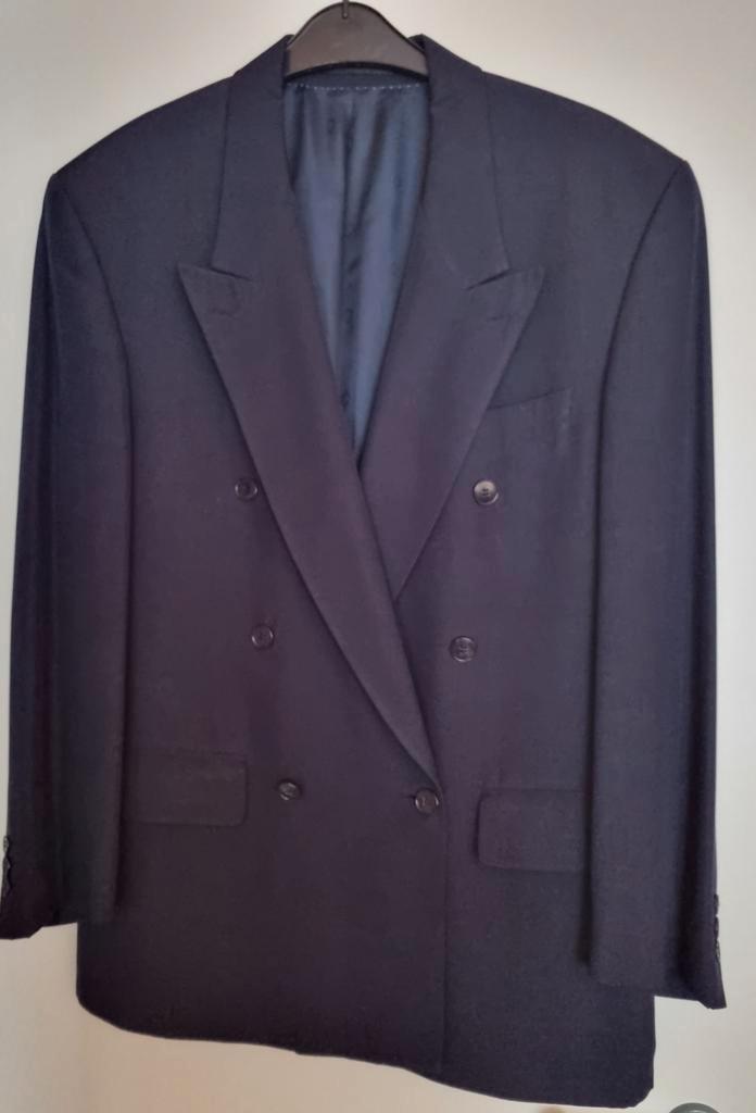 Heren blazer, Kleding | Heren, Kostuums en vesten, Zo goed als nieuw, Maat 48/50 (M), Blauw, Ophalen of Verzenden