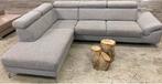 Hoekbank montel modena lichtgrijs, Huis en Inrichting, Ophalen, Zo goed als nieuw