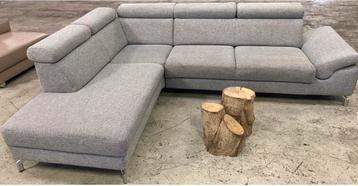 Hoekbank montel modena lichtgrijs beschikbaar voor biedingen