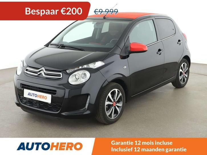 Citroën C1 1.0 VTi AIRSCAPE Shine (bj 2021), Auto's, Citroën, Te koop, C1, ABS, Achteruitrijcamera, Airbags, Airconditioning, Bluetooth