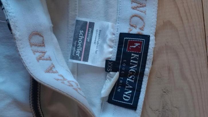 Kingsland equestrian wedstrijdbroek XXS, Dieren en Toebehoren, Paardrijkleding, Gebruikt, Dames, Kinderen, Onderkleding, Overige soorten