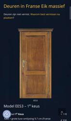 8 Deuren in Franse Eik massief, Doe-het-zelf en Bouw, Deuren en Vliegenramen, Ophalen, Zo goed als nieuw