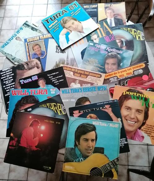 14 LP's van Will Tura (vanaf 1 €/LP), Cd's en Dvd's, Vinyl | Nederlandstalig, Gebruikt, Overige genres, 12 inch, Ophalen of Verzenden