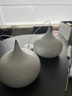 2 Witte Lucide hanglampen, Ophalen, Zo goed als nieuw, Kunststof, Minder dan 50 cm