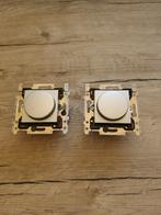 Niko 310-0190x draaischakelaar/dimmer zilver x 2, Ophalen, Gebruikt, Schakelaar