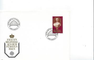 Postzegels Liechtenstein: FDC 10/03/80 Frauen aus Furstenhau