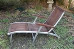 Tuinzetel teak, Tuin en Terras, Tuinstoelen, Ophalen, Gebruikt, Hout, Stapelbaar