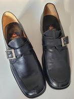 Nieuwe zwarte leren gespschoenen van het merk Trotters 44, Ophalen