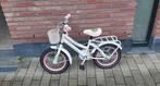 Kinderfiets wit/roze 14 inch, Fietsen en Brommers, Fietsen | Kinderfietsjes, Ophalen, Zo goed als nieuw