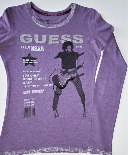 Guess Glamour, longsleeve, mt : M, met strass steentjes, Kleding | Dames, Truien en Vesten, Gedragen, Maat 38/40 (M), Ophalen of Verzenden