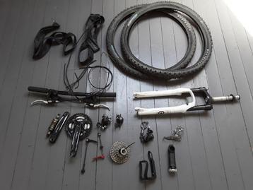 Mountainbike onderdelen beschikbaar voor biedingen