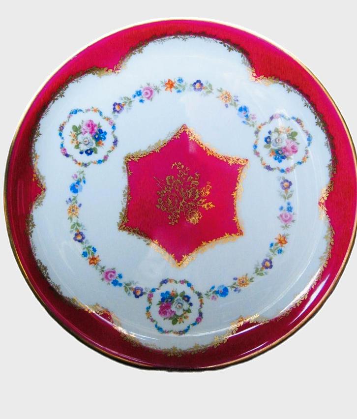 Groot bord Pillivuyt. (Sevres), Antiek en Kunst, Antiek | Porselein, Ophalen