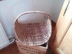 Panier en osier, Osier, Comme neuf, Enlèvement, Panier