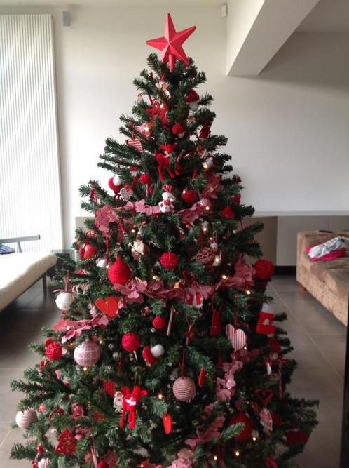 +200 boules/décorations rouges incassables pour sapin Noël, Divers, Noël, Comme neuf