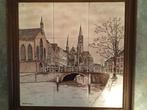 Beau tableau de carreaux de Delft, Antiquités & Art, Antiquités | Assiettes décoratives & Carrelages, Envoi