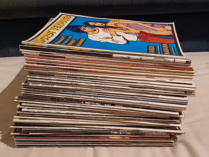 Groot lot Wordt vervolgd, Boeken, Stripverhalen, Gelezen, Meerdere stripboeken, Ophalen of Verzenden