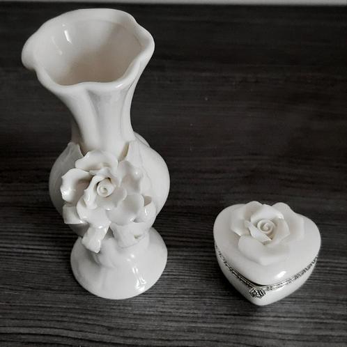 Vaasje en juwelendoosje voor ring, Maison & Meubles, Accessoires pour la Maison | Vases, Neuf, Autres couleurs, Moins de 50 cm