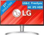 LG 27UN83A Beeldscherm 27" inch, LG, USB-C, 60 Hz of minder, IPS