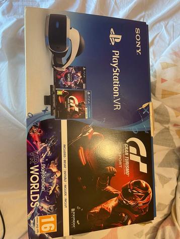 Playstation VR bril voor playstation 4 met game zie foto beschikbaar voor biedingen