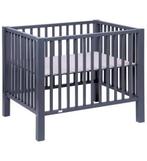 QUAX babybox massief hout muisgrijze kleur, Ophalen, Gebruikt, In hoogte verstelbaar