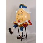 Humpty Dumpty beeld Hoogte 140 cm Inclusief chair, Ophalen, Nieuw