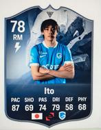 Voetbalkaartje (37cmx25cm) - Ito / KRC Genk, Ophalen, Zo goed als nieuw, Poster, Plaatje of Sticker