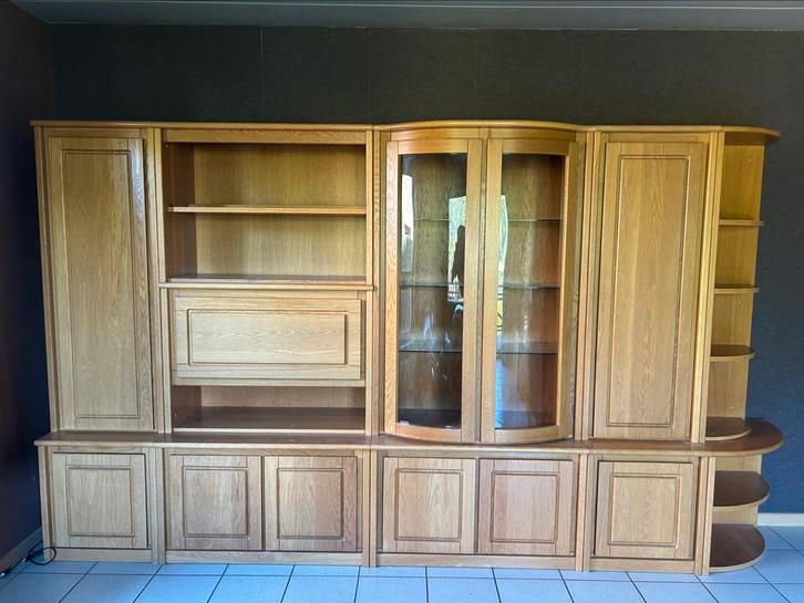 Meubles de salon  (chêne), Maison & Meubles, Armoires | Mobilier de télévision, Utilisé, Chêne, Enlèvement