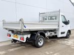 Renault Master 130pk Kipper Dubbellucht 3,5t Trekhaak AC Cru, Auto's, Bestelwagens en Lichte vracht, Gebruikt, Zwart, 4 cilinders